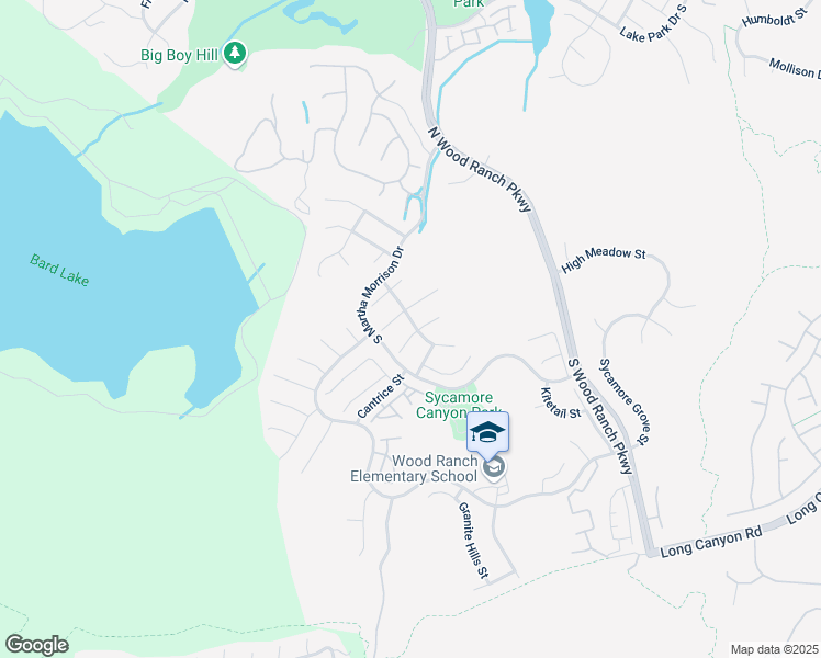 map of restaurants, bars, coffee shops, grocery stores, and more near 635 Hawks Bill Place in Simi Valley