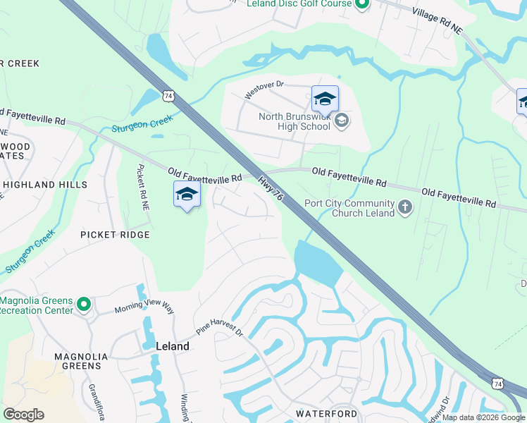 map of restaurants, bars, coffee shops, grocery stores, and more near 432 Evanston Drive in Belville