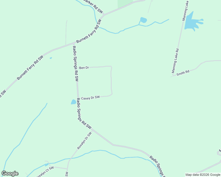 map of restaurants, bars, coffee shops, grocery stores, and more near Casey Drive Southwest in Rome