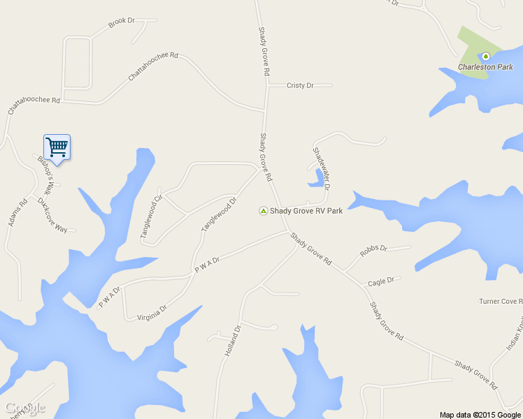 map of restaurants, bars, coffee shops, grocery stores, and more near 5560 Shady Grove Road in Cumming