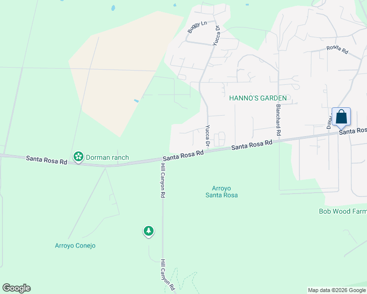 map of restaurants, bars, coffee shops, grocery stores, and more near 10240 Principe Place in Santa Rosa Valley