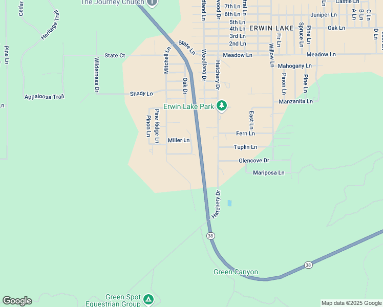 map of restaurants, bars, coffee shops, grocery stores, and more near 2362 Oak Drive in Big Bear