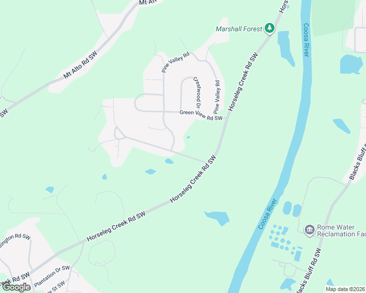 map of restaurants, bars, coffee shops, grocery stores, and more near 76 Featherston Road Southwest in Rome