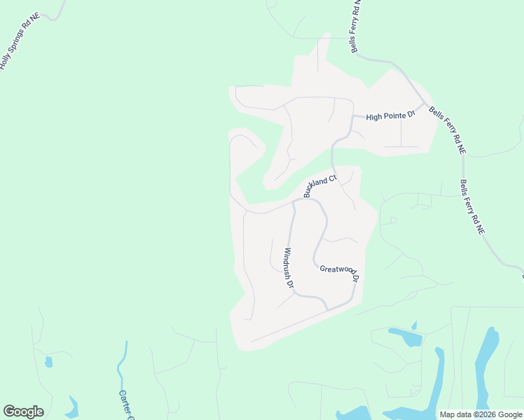 map of restaurants, bars, coffee shops, grocery stores, and more near 55 Greatwood Drive in White