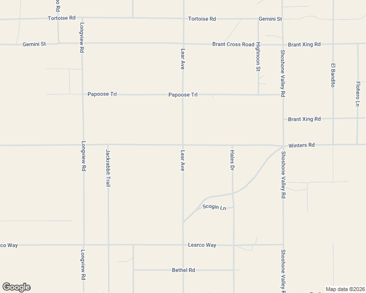 map of restaurants, bars, coffee shops, grocery stores, and more near 860 Lear Avenue in Twentynine Palms