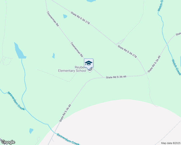 map of restaurants, bars, coffee shops, grocery stores, and more near 3605 State Road S-36-49 in Newberry