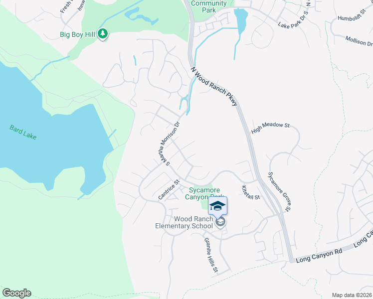 map of restaurants, bars, coffee shops, grocery stores, and more near 572 Windswept Place in Simi Valley