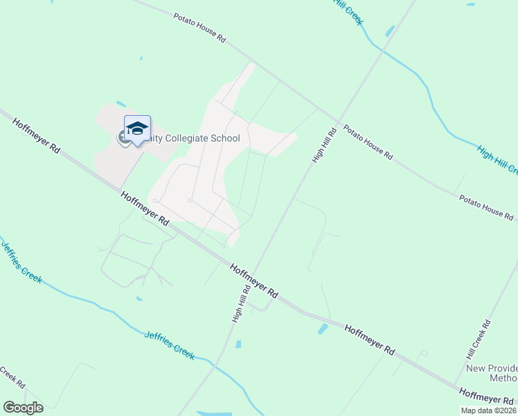 map of restaurants, bars, coffee shops, grocery stores, and more near 2012 High Hill Road in Darlington
