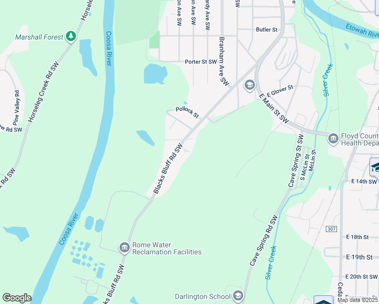 map of restaurants, bars, coffee shops, grocery stores, and more near 0 Crawford Street in Rome