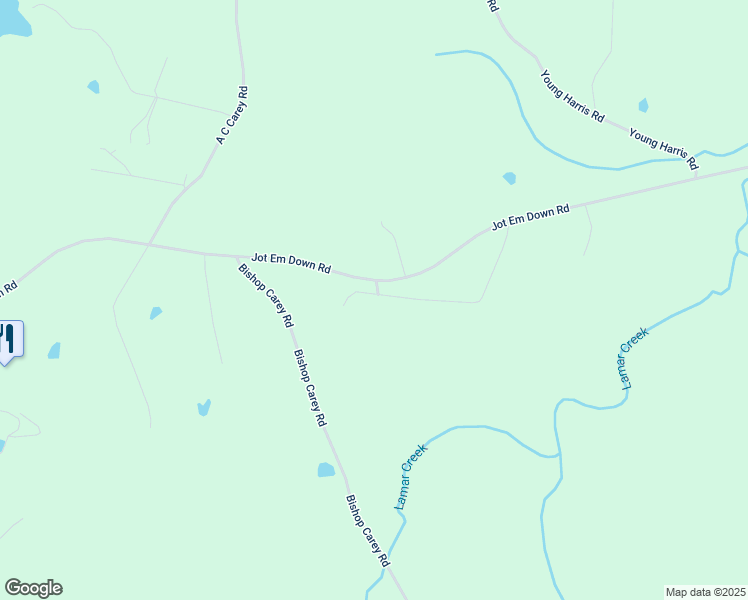 map of restaurants, bars, coffee shops, grocery stores, and more near 37 Banks Drive in Danielsville