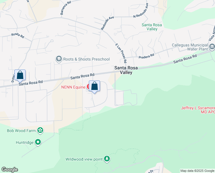 map of restaurants, bars, coffee shops, grocery stores, and more near 11558 Sumac Lane in Camarillo