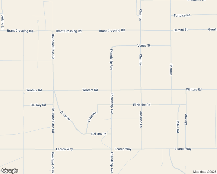map of restaurants, bars, coffee shops, grocery stores, and more near 880 Friendship Avenue in Twentynine Palms