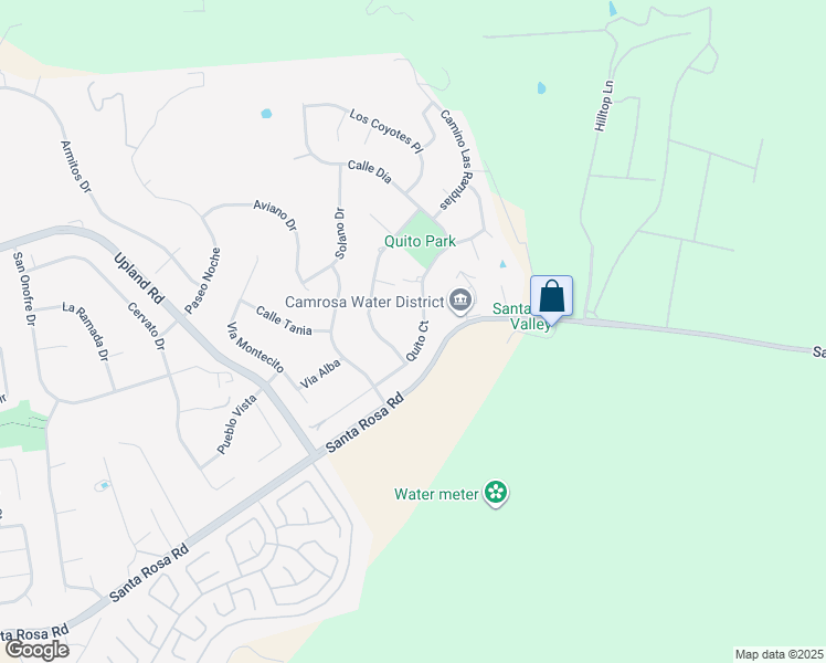 map of restaurants, bars, coffee shops, grocery stores, and more near 7033 Quito Court in Camarillo