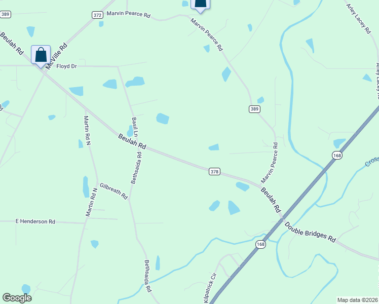 map of restaurants, bars, coffee shops, grocery stores, and more near 3642 County Road 378 in Boaz