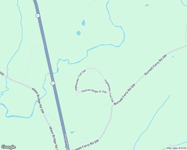 map of restaurants, bars, coffee shops, grocery stores, and more near 16 Bryan Springs Road Southwest in Rome