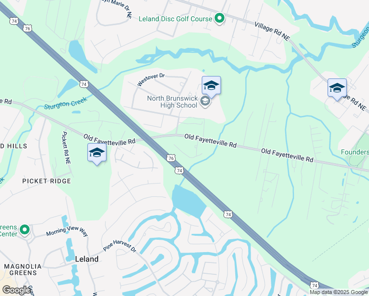 map of restaurants, bars, coffee shops, grocery stores, and more near 118 Loyola Avenue in Leland