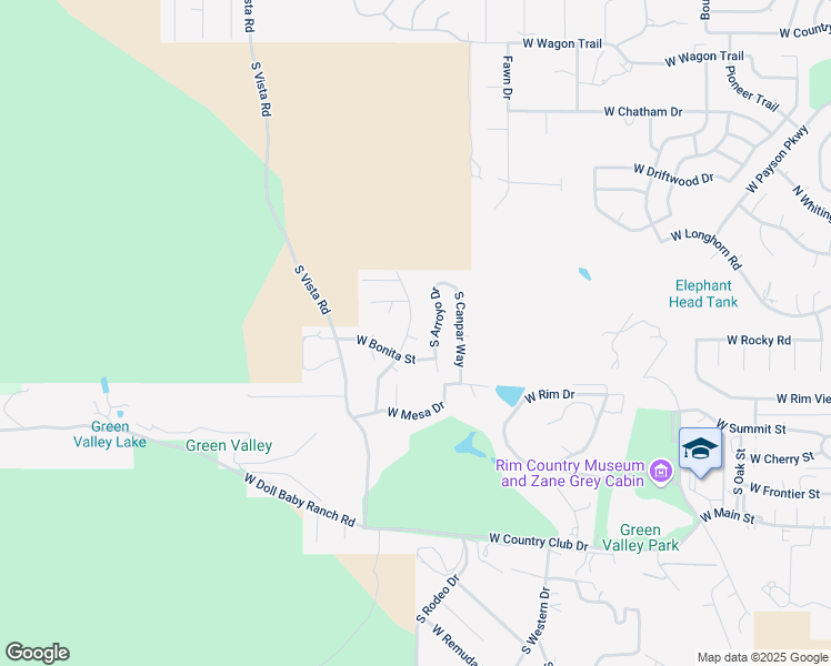 map of restaurants, bars, coffee shops, grocery stores, and more near 301 South Brassie Drive in Payson