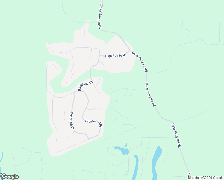 map of restaurants, bars, coffee shops, grocery stores, and more near 22 Wetlands Rd in White