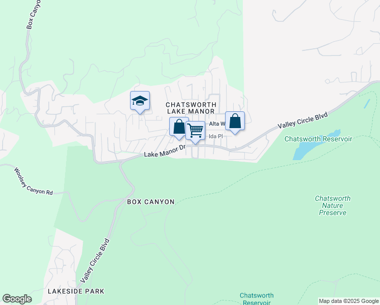map of restaurants, bars, coffee shops, grocery stores, and more near 9207 Notre Dame Avenue in Los Angeles County