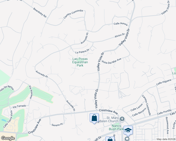 map of restaurants, bars, coffee shops, grocery stores, and more near 259 Valley Vista Drive in Camarillo