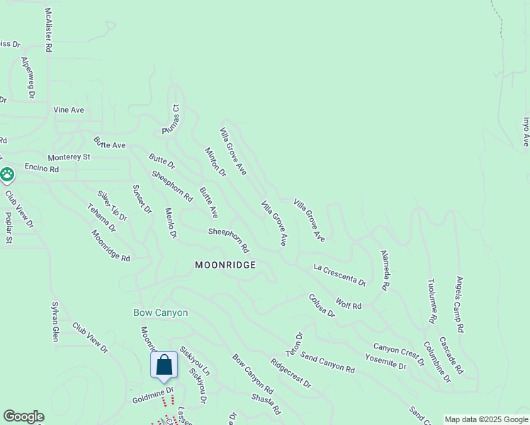 map of restaurants, bars, coffee shops, grocery stores, and more near in Big Bear