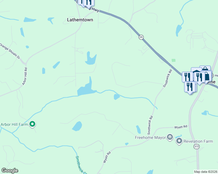 map of restaurants, bars, coffee shops, grocery stores, and more near 271 Allendale Drive in Canton