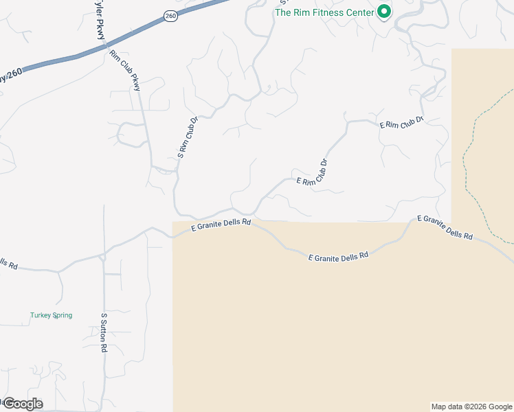 map of restaurants, bars, coffee shops, grocery stores, and more near 2405 East Rim Club Drive in Payson