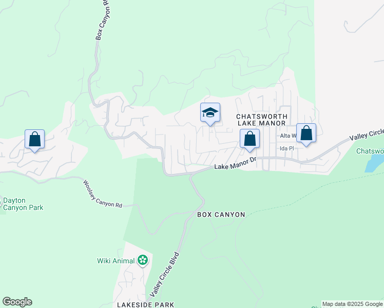 map of restaurants, bars, coffee shops, grocery stores, and more near 9222 Georgia Way in Los Angeles County