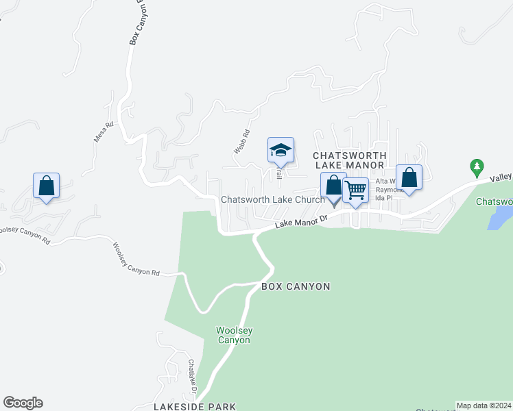 map of restaurants, bars, coffee shops, grocery stores, and more near 9222 Georgia Way in Los Angeles County