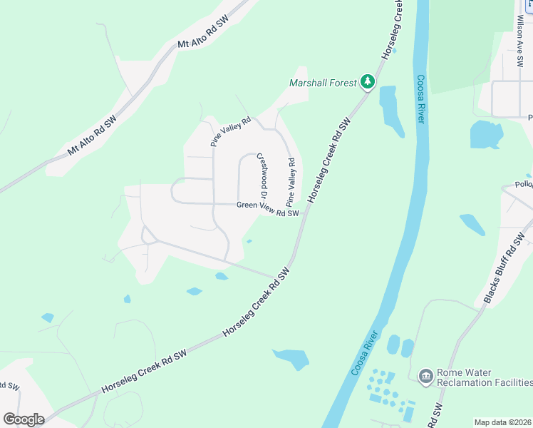 map of restaurants, bars, coffee shops, grocery stores, and more near 1 Pine Valley Road in Rome