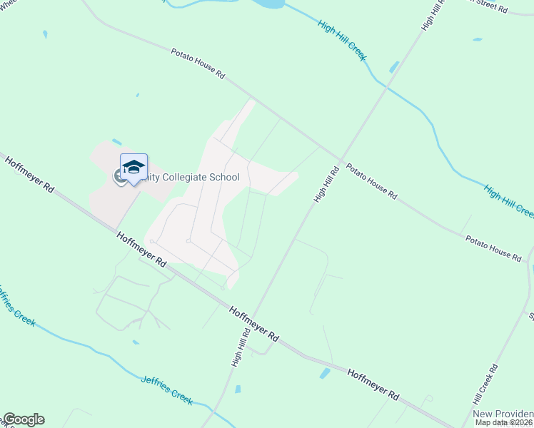 map of restaurants, bars, coffee shops, grocery stores, and more near 2000 High Hill Road in Darlington