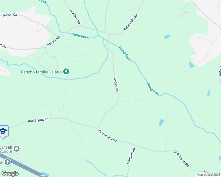 map of restaurants, bars, coffee shops, grocery stores, and more near 3432 Greggs Road in Gainesville