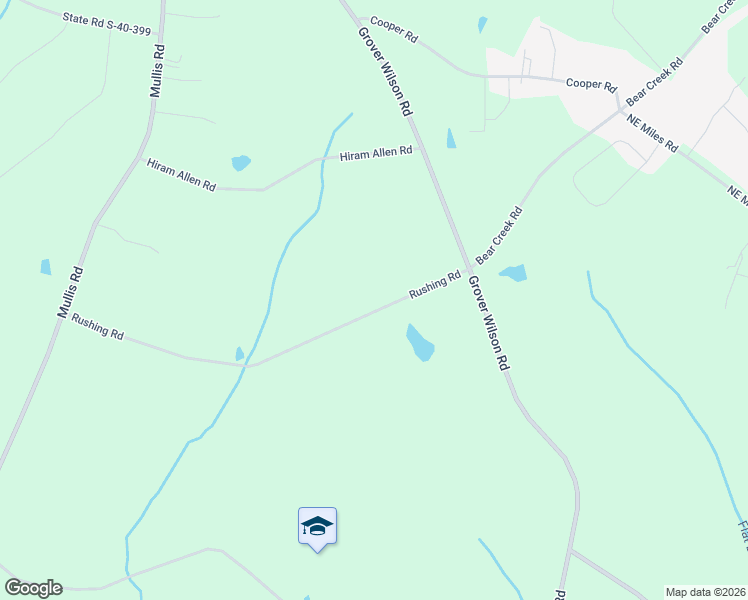 map of restaurants, bars, coffee shops, grocery stores, and more near 1169 Rushing Road in Blythewood