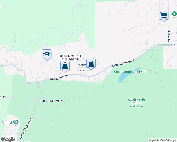 map of restaurants, bars, coffee shops, grocery stores, and more near 9240 Slater Terrace in Los Angeles County