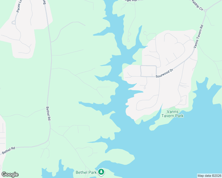 map of restaurants, bars, coffee shops, grocery stores, and more near 8305 Bailey Mill Road in Gainesville