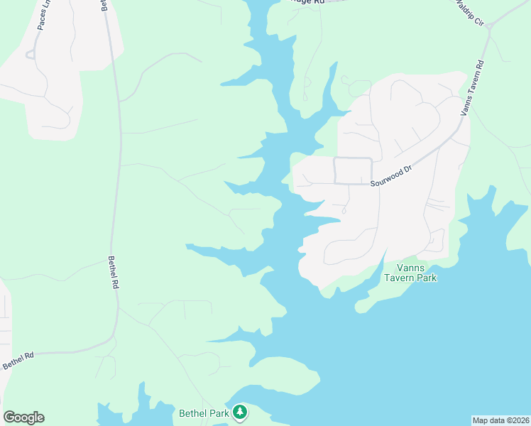 map of restaurants, bars, coffee shops, grocery stores, and more near 8305 Bailey Mill Road in Gainesville