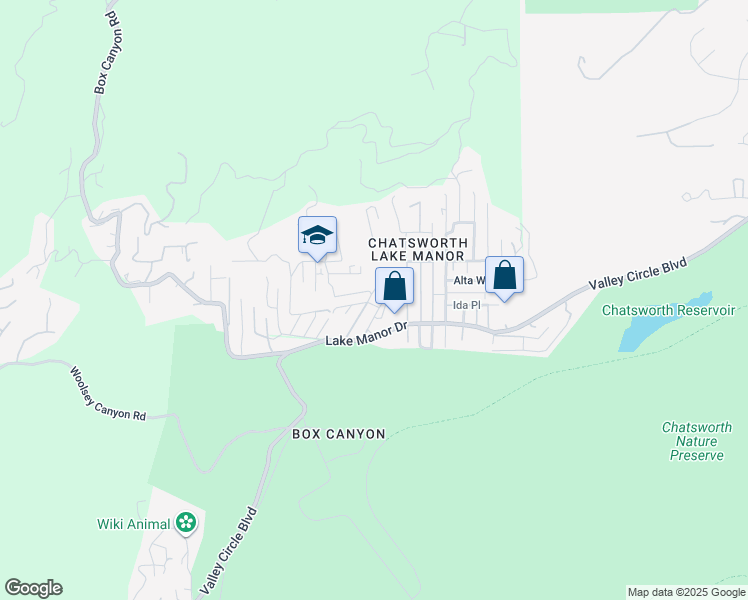 map of restaurants, bars, coffee shops, grocery stores, and more near 9310 Franklin Street in Los Angeles County