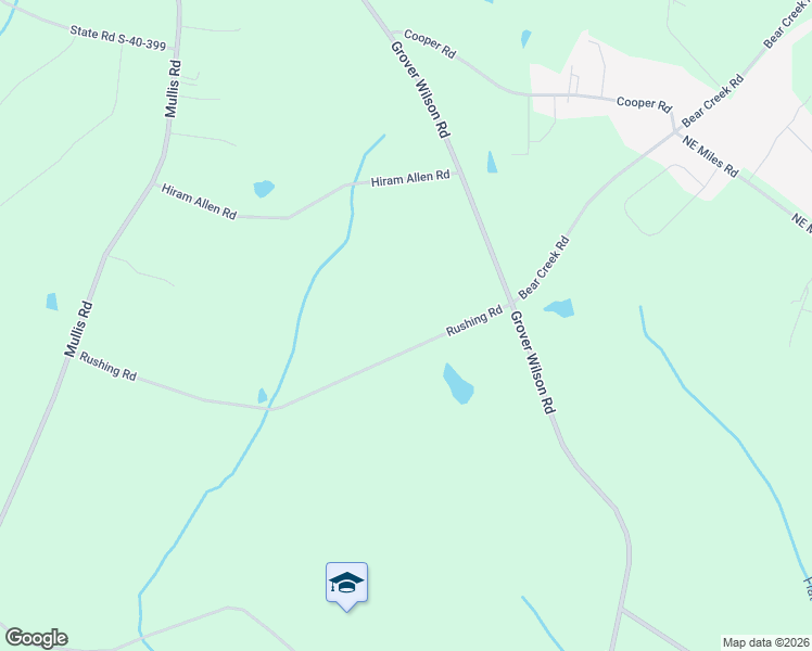map of restaurants, bars, coffee shops, grocery stores, and more near 1169 Rushing Road in Blythewood