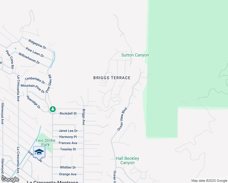 map of restaurants, bars, coffee shops, grocery stores, and more near 5624 Freeman Avenue in La Crescenta-Montrose
