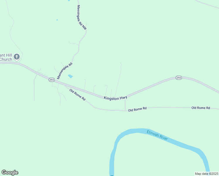 map of restaurants, bars, coffee shops, grocery stores, and more near 1194 Georgia 293 in Cartersville