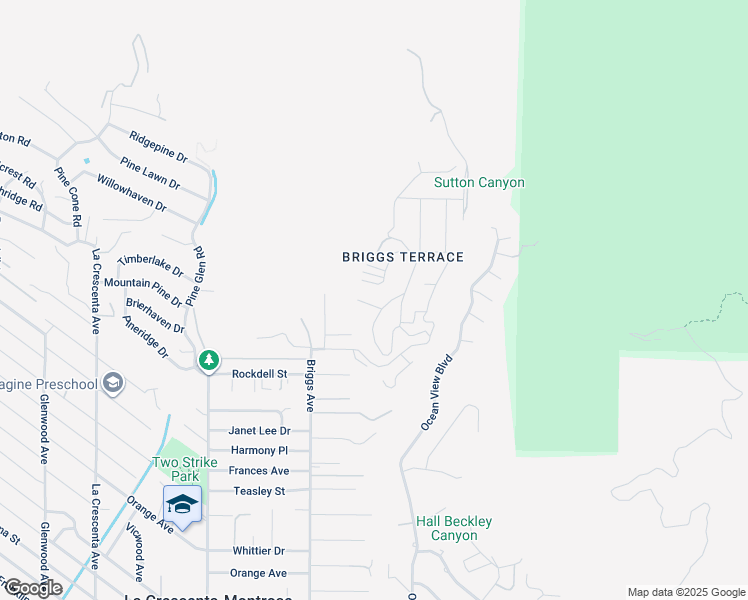 map of restaurants, bars, coffee shops, grocery stores, and more near 2307 Dorothy Street in La Crescenta-Montrose