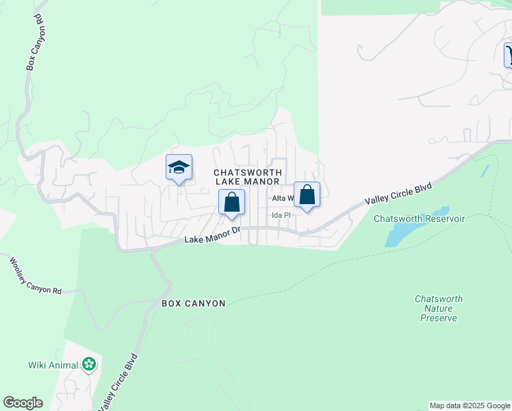 map of restaurants, bars, coffee shops, grocery stores, and more near 9319 Rowell Avenue in Los Angeles County