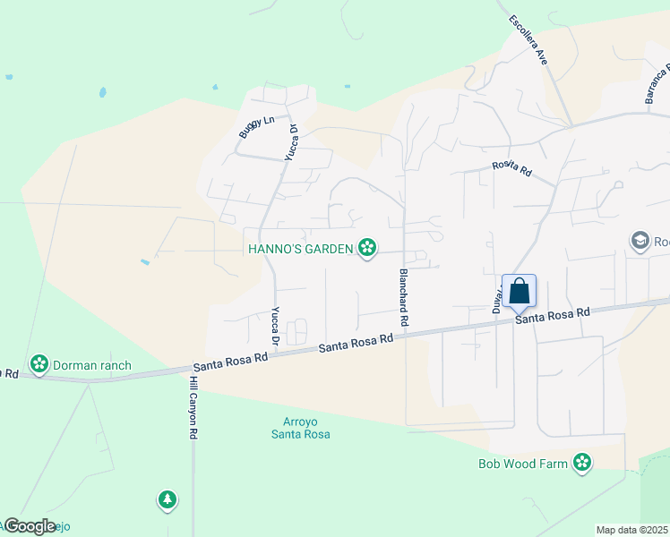 map of restaurants, bars, coffee shops, grocery stores, and more near 2384 Barbara Drive in Ventura County