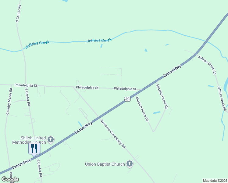 map of restaurants, bars, coffee shops, grocery stores, and more near 2065 Philadelphia Street in Darlington