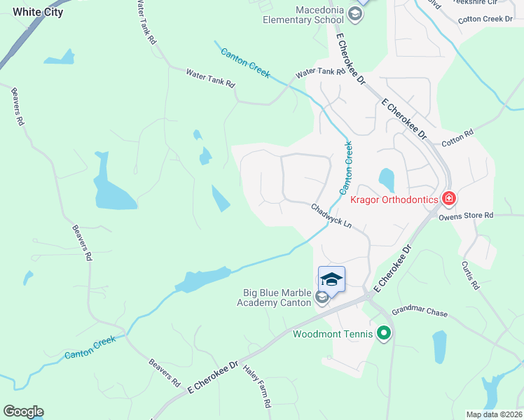 map of restaurants, bars, coffee shops, grocery stores, and more near 201 Kingston Court in Canton