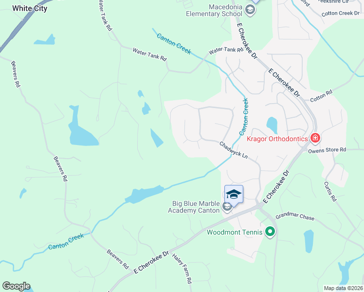map of restaurants, bars, coffee shops, grocery stores, and more near 203 Kingston Court in Canton