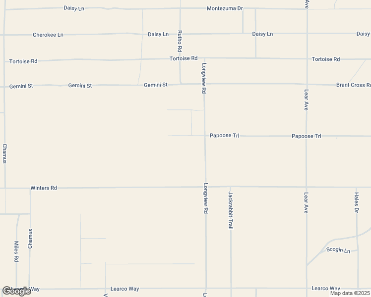 map of restaurants, bars, coffee shops, grocery stores, and more near Papoose Trail in Twentynine Palms