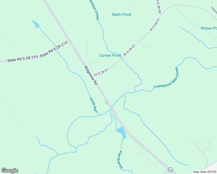 map of restaurants, bars, coffee shops, grocery stores, and more near 1608-1644 Ridgeway Road in Lugoff