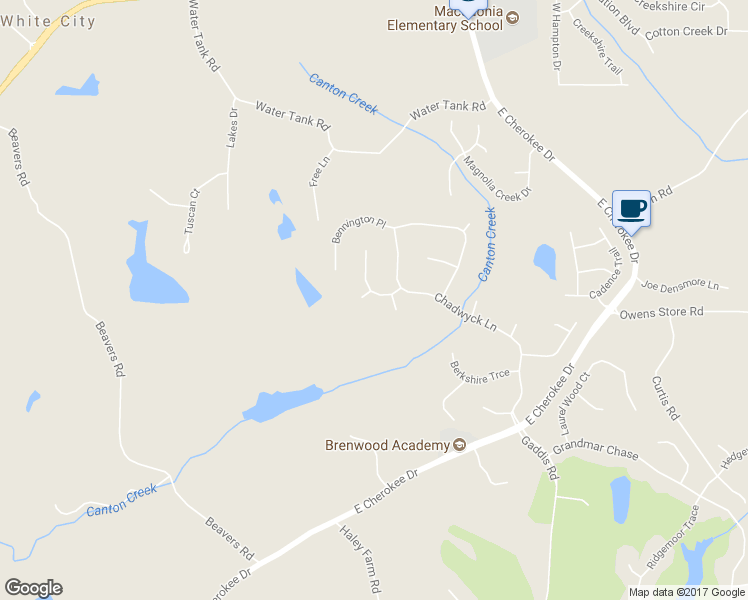 map of restaurants, bars, coffee shops, grocery stores, and more near 109 Kingston Lane in Canton