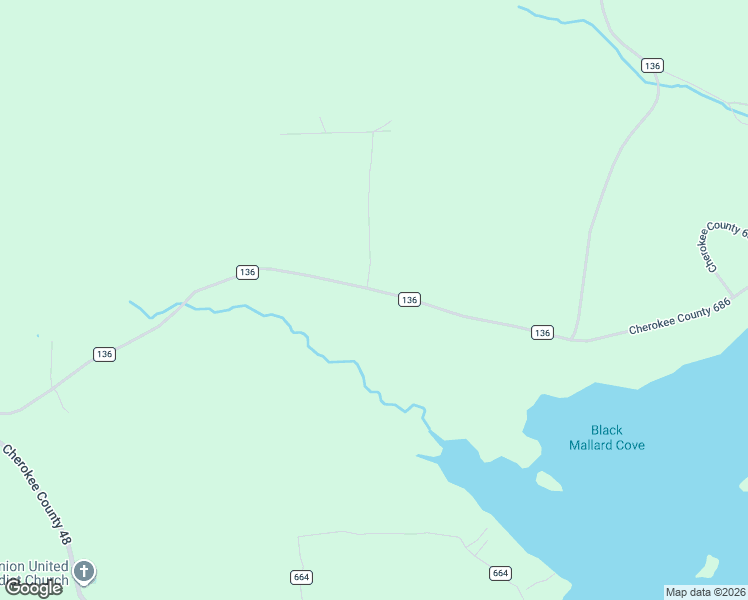 map of restaurants, bars, coffee shops, grocery stores, and more near 1140 County Road 136 in Cedar Bluff